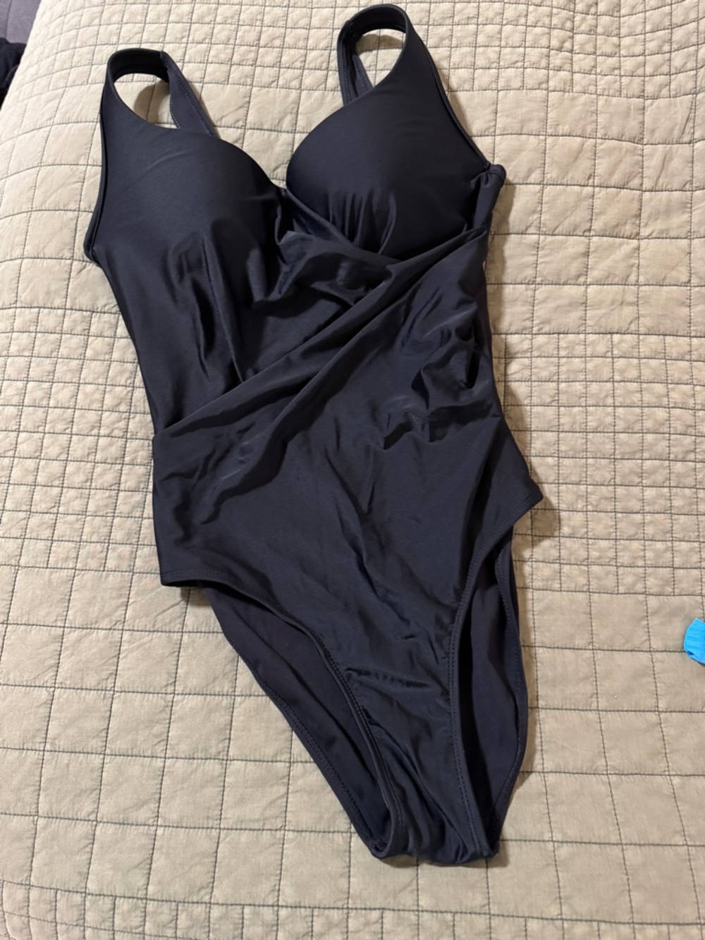 Martha Stewart Black One-Piece Swimsuit size 10 NEW💥